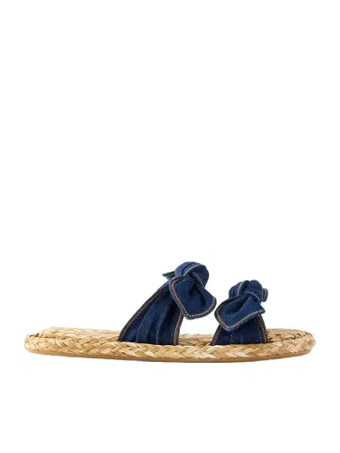 Zimmermann Carousel Denim Slides | Thumbnail 1
