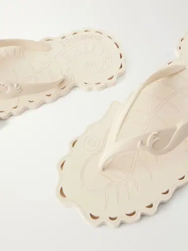 Zimmermann Seafoam Rubber Thong Sandals | Thumbnail 5 Zimmermann Seafoam Rubber Thong Sandals | Thumbnail 5