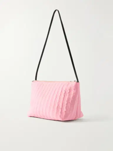 Valesque Corset Leather-trimmed Quilted Shell Shoulder Bag | Thumbnail 4 Valesque Corset Leather-trimmed Quilted Shell Shoulder Bag | Thumbnail 4
