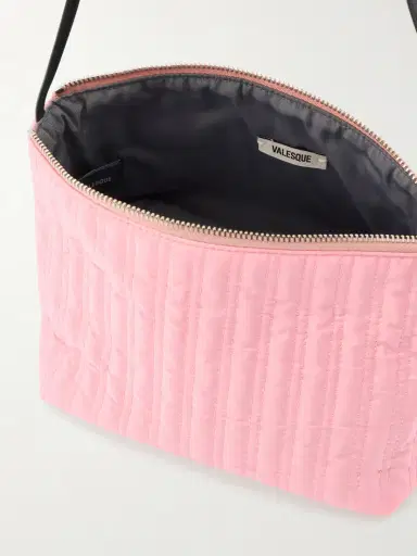 Valesque Corset Leather-trimmed Quilted Shell Shoulder Bag | Thumbnail 6 Valesque Corset Leather-trimmed Quilted Shell Shoulder Bag | Thumbnail 6