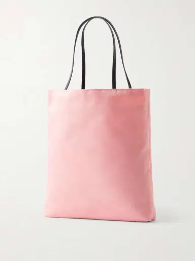 Valesque Thea Leather-trimmed Satin-shell Tote Bag | Thumbnail 4 Valesque Thea Leather-trimmed Satin-shell Tote Bag | Thumbnail 4