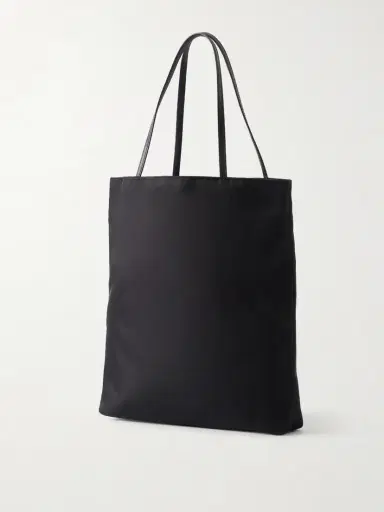 Valesque Thea Leather-trimmed Satin-shell Tote Bag | Thumbnail 4 Valesque Thea Leather-trimmed Satin-shell Tote Bag | Thumbnail 4