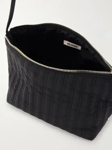 Valesque Corset Leather-trimmed Quilted Satin-shell Shoulder Bag | Thumbnail 6 Valesque Corset Leather-trimmed Quilted Satin-shell Shoulder Bag | Thumbnail 6