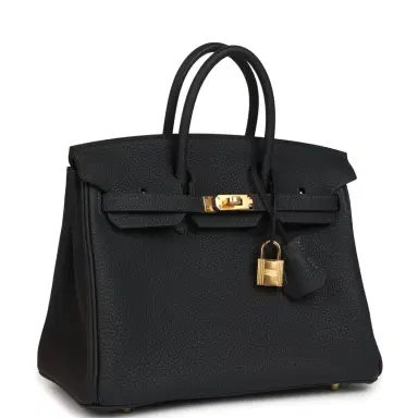 HERMÈS Hermes Birkin 25 Caban Togo Gold Hardware | Thumbnail 2