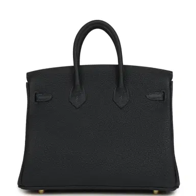 HERMÈS Hermes Birkin 25 Caban Togo Gold Hardware | Thumbnail 4