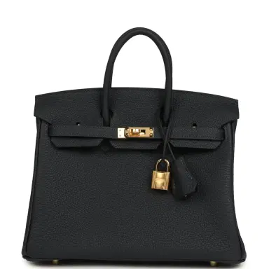 HERMÈS Hermes Birkin 25 Caban Togo Gold Hardware | Thumbnail 1