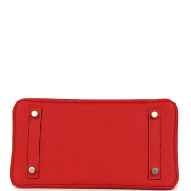 HERMÈS Hermes Birkin 25 Rouge de Coeur Togo Palladium Hardware | Thumbnail 6 HERMÈS Hermes Birkin 25 Rouge de Coeur Togo Palladium Hardware | Thumbnail 6