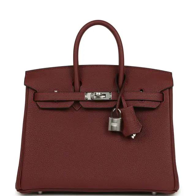Hermes Birkin 25 Rouge H Togo Palladium Hardware