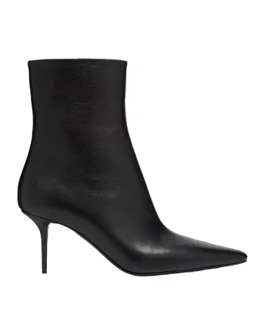 Saint Laurent 75mm Ashley Leather Booties | Thumbnail 1 Saint Laurent 75mm Ashley Leather Booties | Thumbnail 1