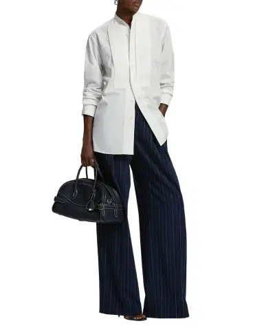Ralph Lauren Collection Kirstin Cotton Broadcloth Shirt | Thumbnail 1