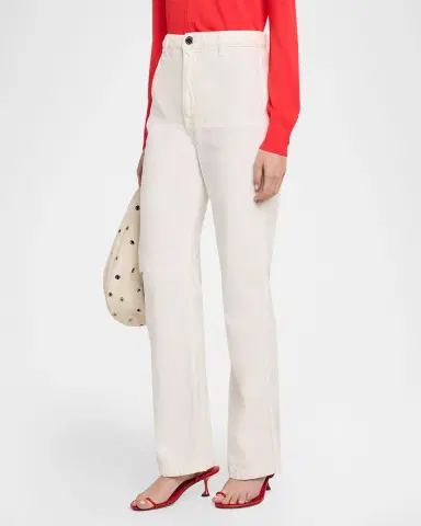 Brandon Maxwell Stevie Straight-Leg Cargo Jeans | Thumbnail 3 Brandon Maxwell Stevie Straight-Leg Cargo Jeans | Thumbnail 3