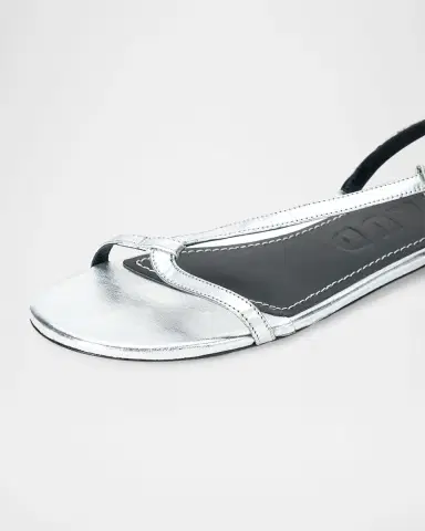 Staud Louden Metallic Leather Sandals | Thumbnail 3
