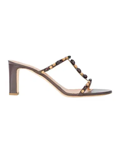 Staud Talita Beaded Leather Sandals | Thumbnail 1 Staud Talita Beaded Leather Sandals | Thumbnail 1