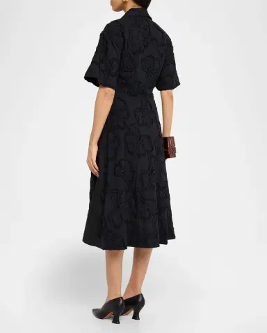 3.1 Phillip Lim Floral Embroidered Midi Shirtdress | Thumbnail 2