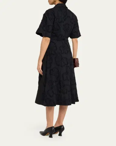 3.1 Phillip Lim Floral Embroidered Midi Shirtdress | Thumbnail 12