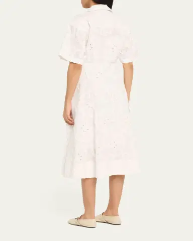 3.1 Phillip Lim Floral Embroidered Midi Shirtdress | Thumbnail 7
