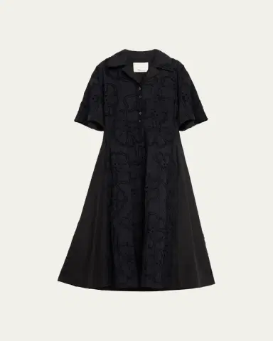 3.1 Phillip Lim Floral Embroidered Midi Shirtdress | Thumbnail 10