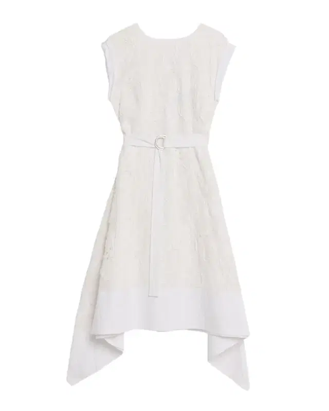 3D Floral Embroidered Midi Dress