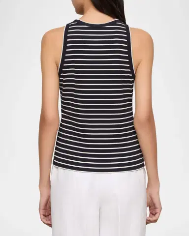 Lafayette 148 New York Striped Racerback Tank | Thumbnail 2