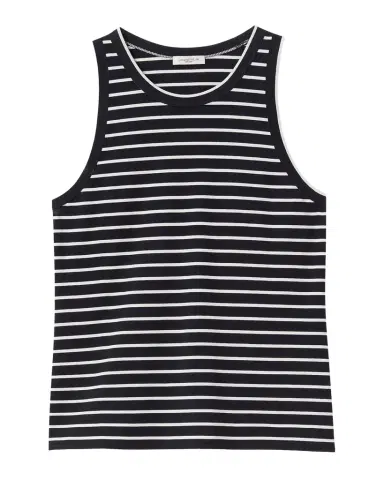Lafayette 148 New York Striped Racerback Tank | Thumbnail 1