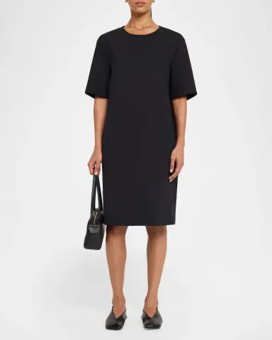 Lafayette 148 New York Scuba Mini T-Shirt Dress | Thumbnail 2