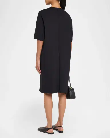Lafayette 148 New York Scuba Mini T-Shirt Dress | Thumbnail 3
