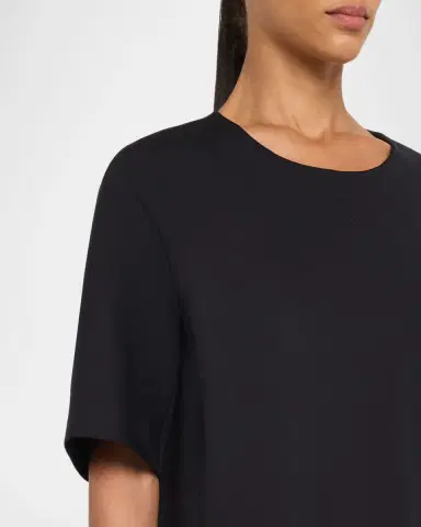 Lafayette 148 New York Scuba Mini T-Shirt Dress | Thumbnail 5