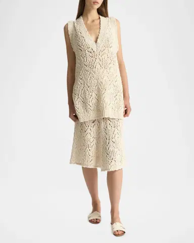 Malo Cotton Flamme Knit Tank Top | Thumbnail 2 Malo Cotton Flamme Knit Tank Top | Thumbnail 2