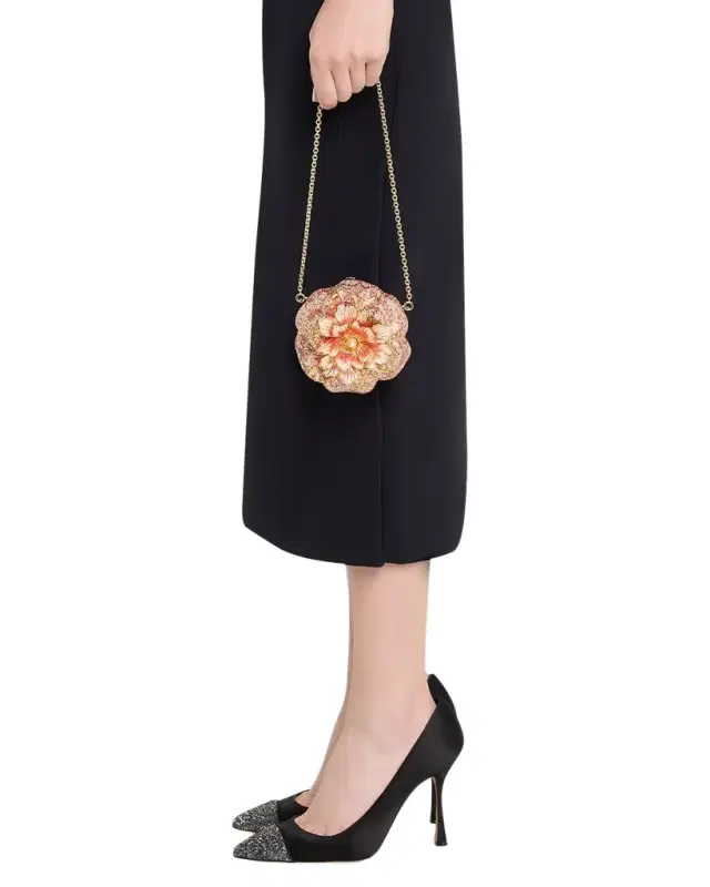 Magnolia Crystal Clutch Bag