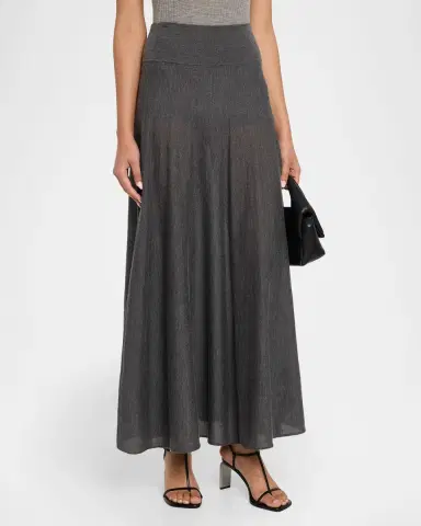 Malo Cashmere-Silk Knit Maxi Skirt | Thumbnail 3 Malo Cashmere-Silk Knit Maxi Skirt | Thumbnail 3