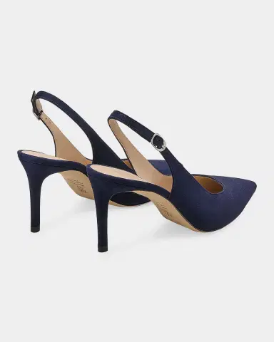 Stuart Weitzman 75mm Stuart Power Suede Slingback Pumps | Thumbnail 2 Stuart Weitzman 75mm Stuart Power Suede Slingback Pumps | Thumbnail 2