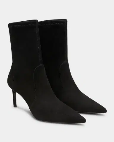 Stuart Weitzman 75mm Stuart Power Suede Booties | Thumbnail 5