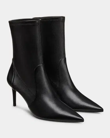 Stuart Weitzman 75mm Stuart Power Leather Booties | Thumbnail 3 Stuart Weitzman 75mm Stuart Power Leather Booties | Thumbnail 3
