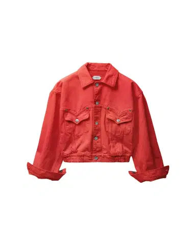 Versace Oversized Blouson Denim Jacket | Thumbnail 4