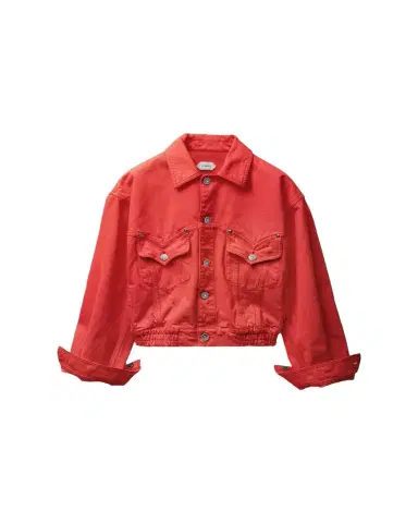 Versace Oversized Blouson Denim Jacket | Thumbnail 1