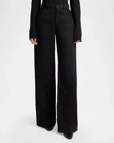 The Row Eglitta Straight-Leg Linen Jeans | Thumbnail 3 The Row Eglitta Straight-Leg Linen Jeans | Thumbnail 3