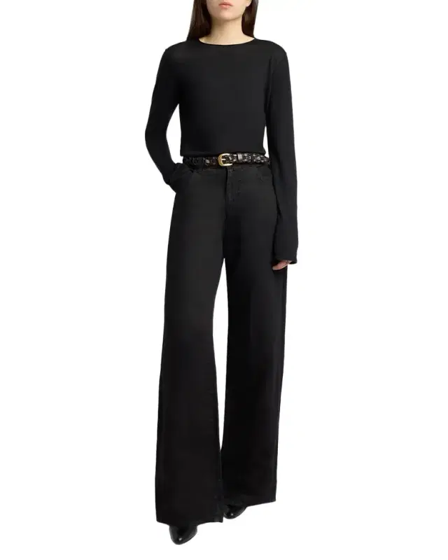 Eglitta Straight-Leg Linen Jeans