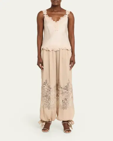 Kobi Halperin Faye Sleeveless Lace-Trim Blouse | Thumbnail 2 Kobi Halperin Faye Sleeveless Lace-Trim Blouse | Thumbnail 2