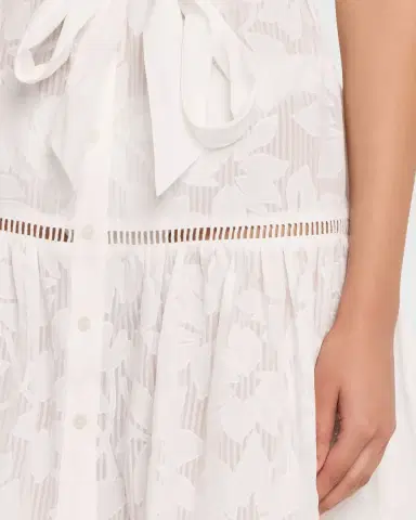 Shoshanna Floral Ruffle Mini Shirtdress | Thumbnail 5 Shoshanna Floral Ruffle Mini Shirtdress | Thumbnail 5