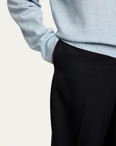 The Row Dender Straight-Leg Wool Gabardine Pants | Thumbnail 9 The Row Dender Straight-Leg Wool Gabardine Pants | Thumbnail 9