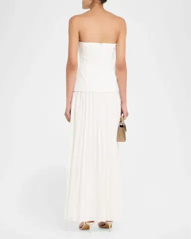 Generation Love Cody Pleated Strapless Dress | Thumbnail 2 Generation Love Cody Pleated Strapless Dress | Thumbnail 2