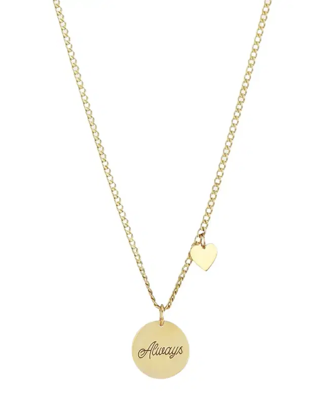 Amore 14K Yellow Gold Pendant Necklace