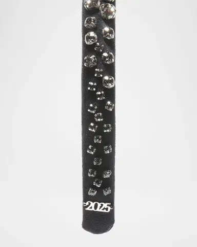 Lele Sadoughi Gigi Crystal-Embellished Velvet Headband | Thumbnail 4 Lele Sadoughi Gigi Crystal-Embellished Velvet Headband | Thumbnail 4