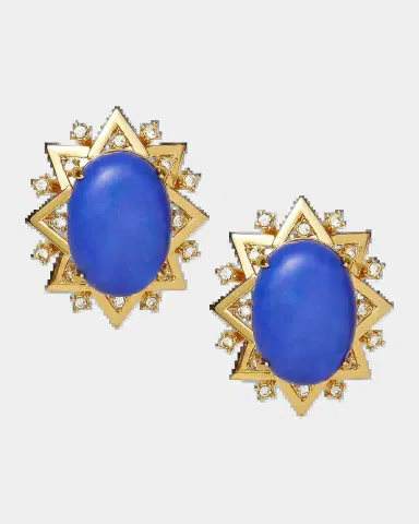 Lele Sadoughi Starlet 14K-Gold-Plated, Crystal & Resin Earrings | Thumbnail 2