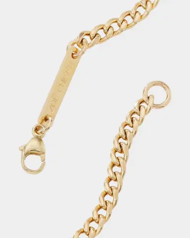 Zoë Chicco 14K Yellow Gold Mama Small Chain Bracelet | Thumbnail 3