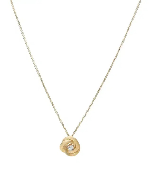 Jaipur Link 18K Yellow Gold & 0.08 TCW Diamond Pendant Necklace
