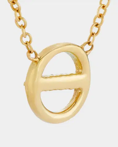Zoë Chicco 14K Yellow Gold Diamond Bar Circle Pendant Necklace | Thumbnail 4