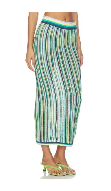 susana monaco Stripe Sweater Midi Skirt | Thumbnail 2