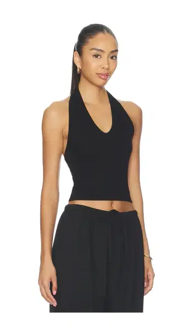 ENZA COSTA Silk Rib U Halter | Thumbnail 2 ENZA COSTA Silk Rib U Halter | Thumbnail 2