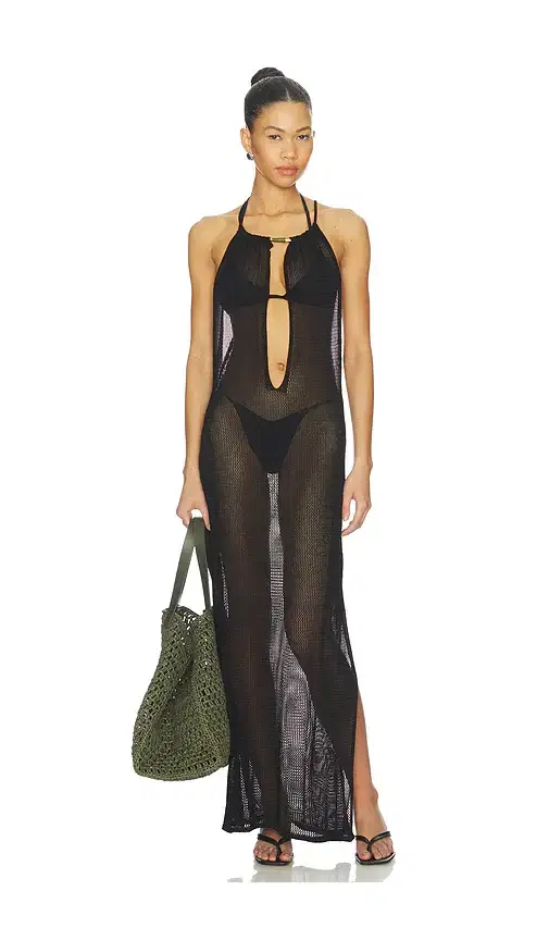 Vix Swimwear Micah Long Cover Up Dress